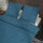 VIOLA Bettwäsche, blau gemustert, 100% Baumwolle, 135x200 cm