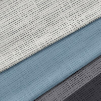 BIANCA Bettwäsche, blau grau gestreift, 100% Baumwolle, 135x200 cm